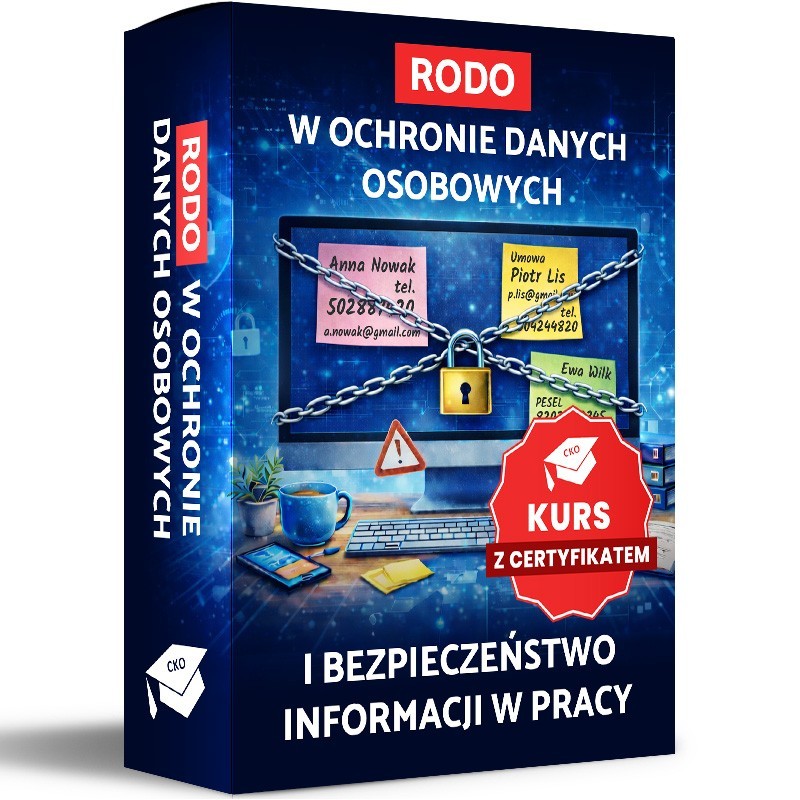 RODO i bezpieczeństwo informacji w codziennej pracy – kurs online z certyfikatem